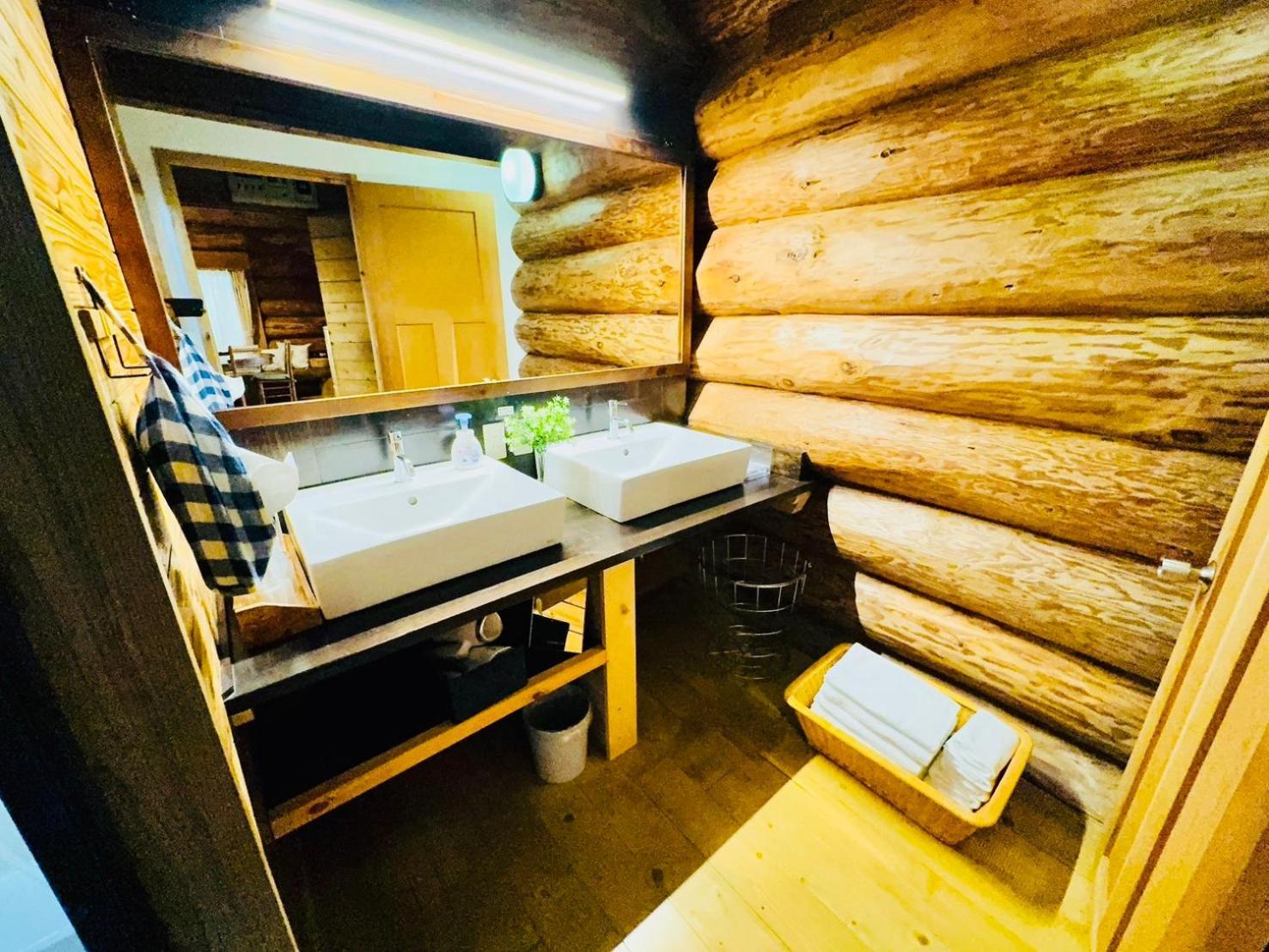 Yufuin Log House No Yado Tom Sawyer Hotell Eksteriør bilde