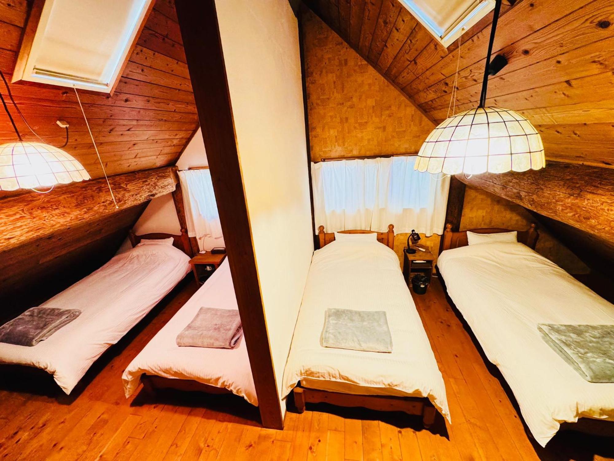 Yufuin Log House No Yado Tom Sawyer Hotell Eksteriør bilde