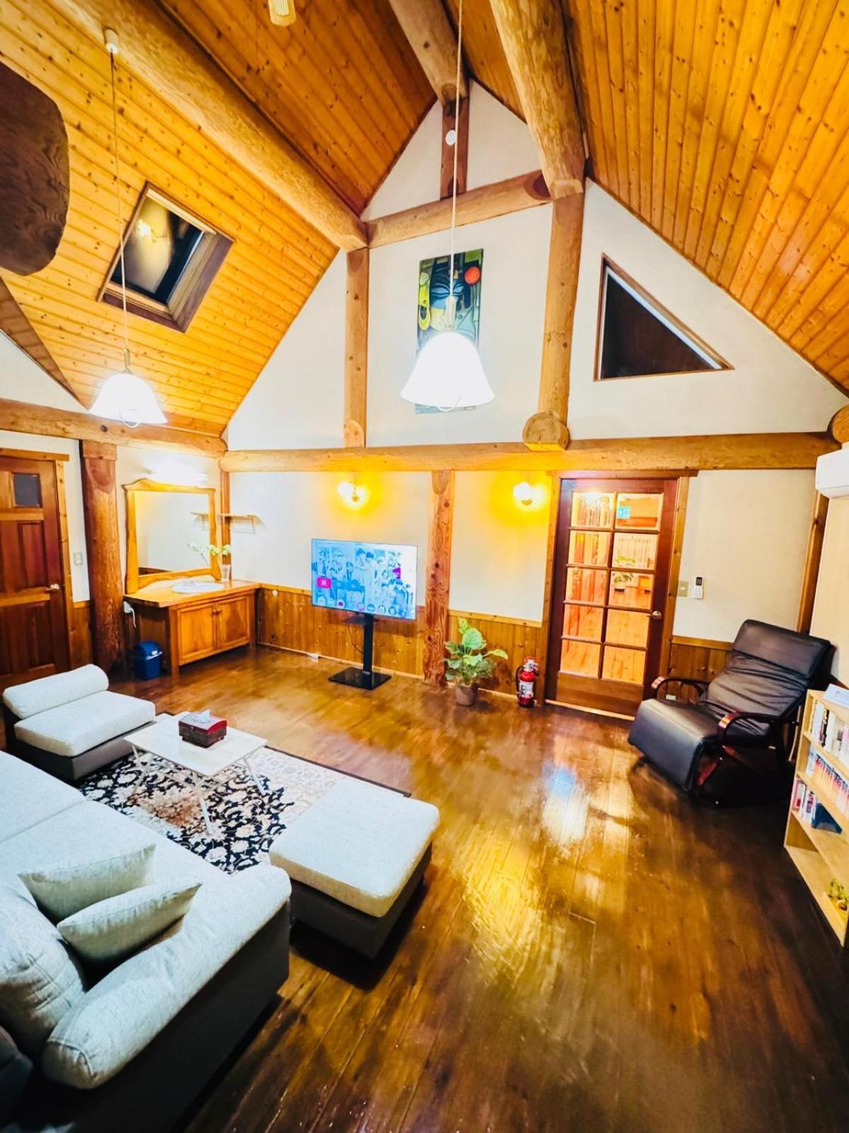 Yufuin Log House No Yado Tom Sawyer Hotell Eksteriør bilde