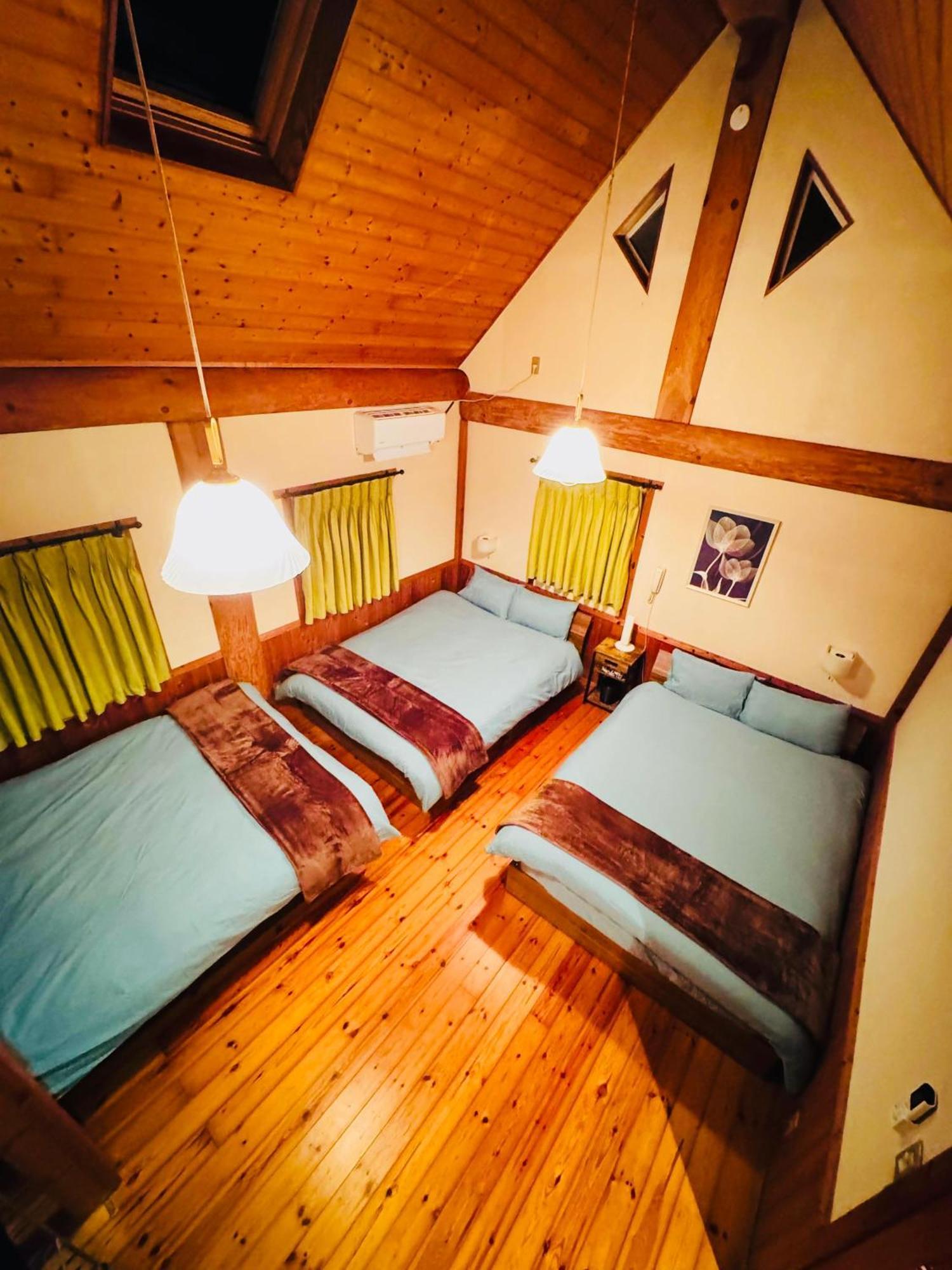 Yufuin Log House No Yado Tom Sawyer Hotell Eksteriør bilde
