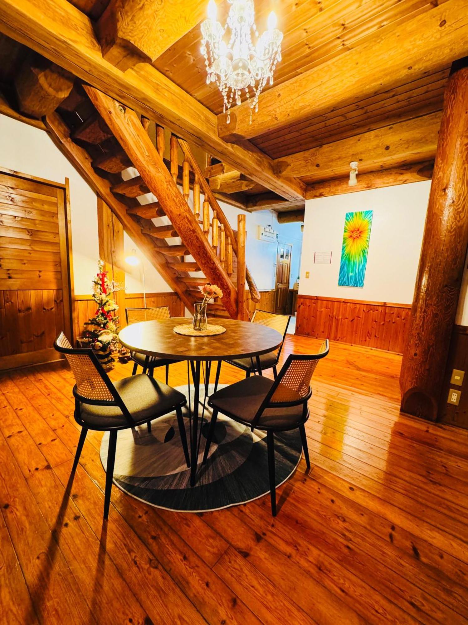 Yufuin Log House No Yado Tom Sawyer Hotell Eksteriør bilde